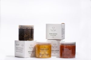 Home collection glow scrub